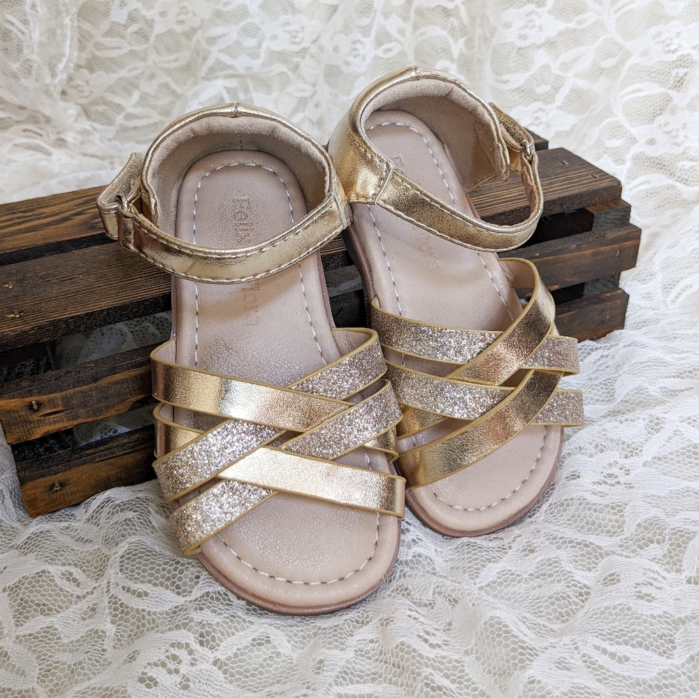 Felix + Flora Toddler Dress Sandals Size 7